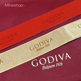 ริบบิ้น Godiva ของแท้💯% 1เส้นมี2สี‼️ / ริบบิ้นแบรนด์เนม