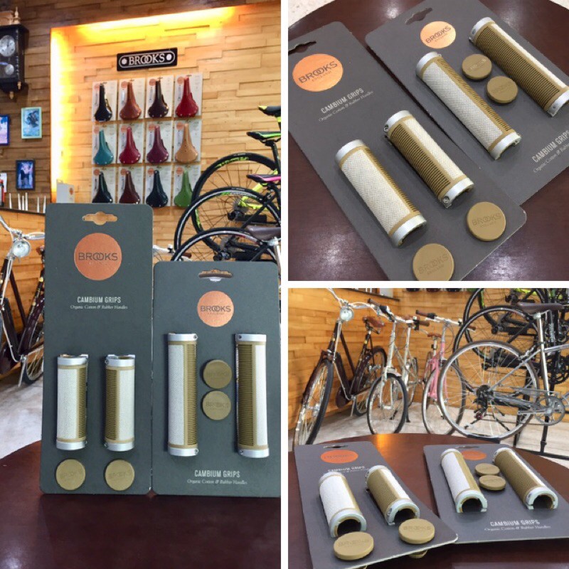 BROOKS ENGLAND: ปลอกแฮนด์ BROOKS Cambium Rubber Grips Natural