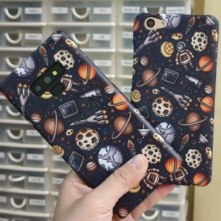 เคสแข็งเปิดหัวเปิดท้าย Samsung ลายอวกาศNote 20UT 10 8 5 S22 S10lite S10 S10e S9+ S9 S8+ S8 S7edge S7