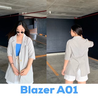 เสื้อ Blazer แขนสั้น A01