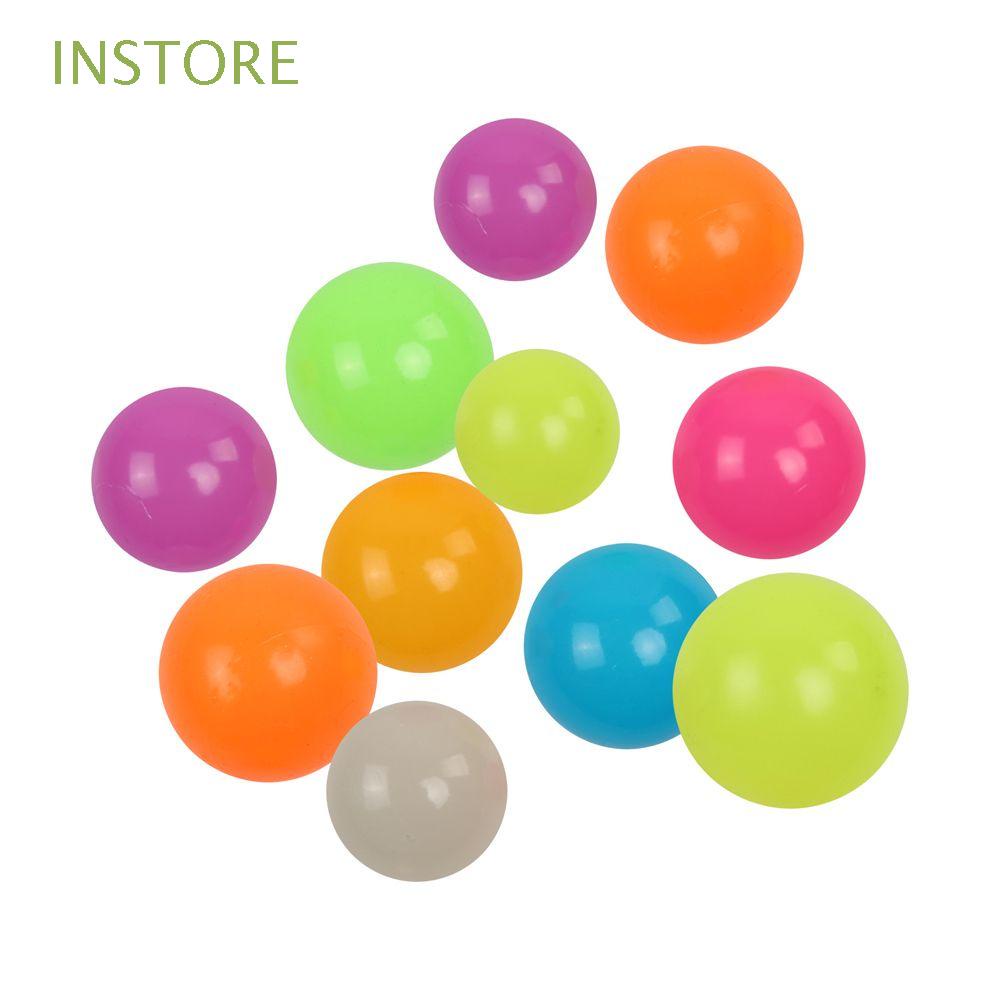 INSTORE 4.5cm Toy High Quality Luminous Sticky Balls