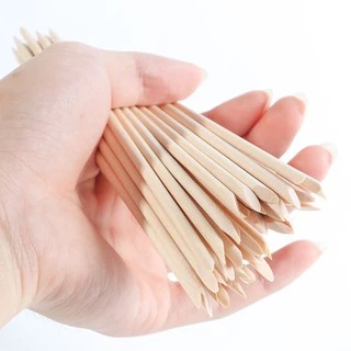 ไม้ส้มดันหนัง Pusher/ เขี่ยขี้เล็บ 100ชิ้น สุดคุ้ม ห่อใหญ่ 11.5ซม. ไม้ดันหนัง อุปกรณ์ทำเล็บ