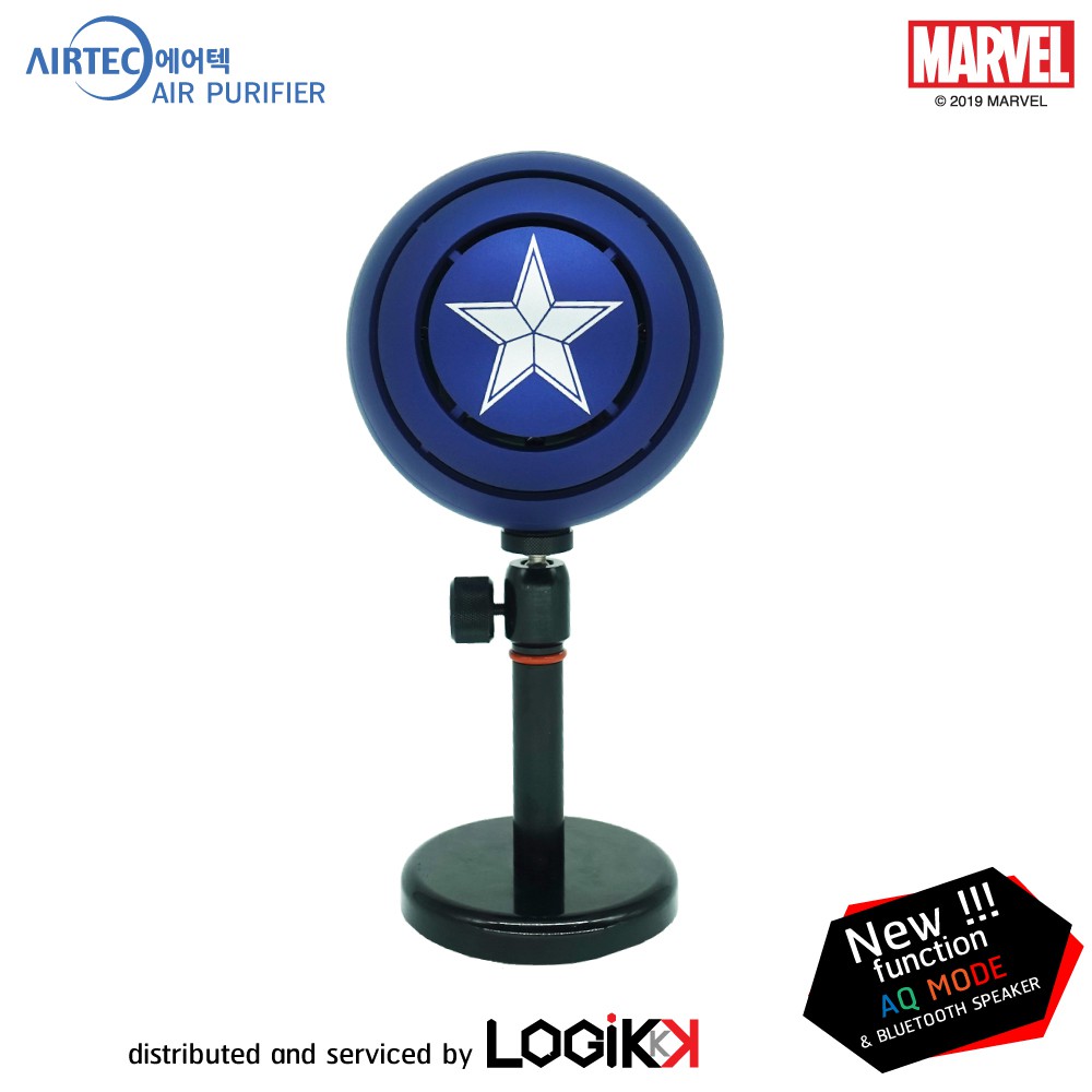 AIRTEC, 2-in-1 เครื่องฟอกอากาศ e-Nano (AQ MODE) 0.1 ไมครอน และลำโพง Bluetooth, CAPTAIN AMERICA, 24 ต