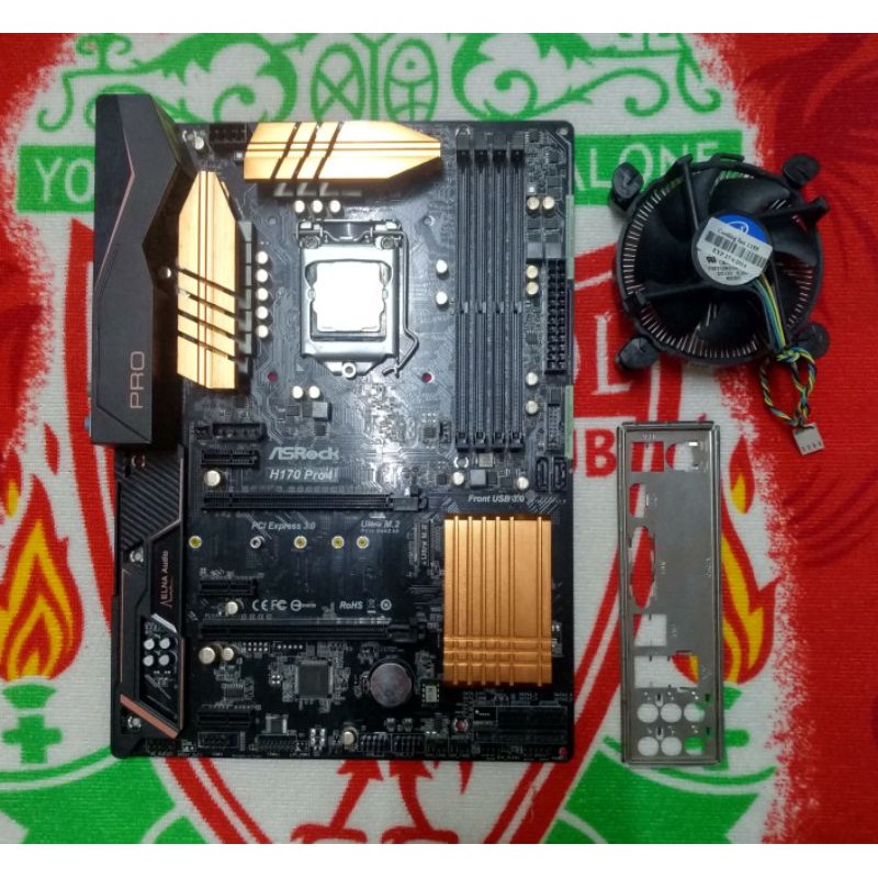 mb asrock h170-pro 4 + cpu intel g4560 ( 3.5ghz ) socket 1151v1