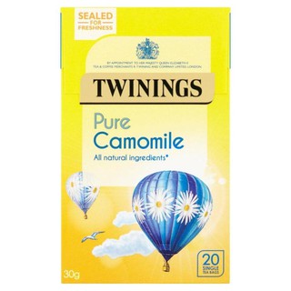 Twinings Pure Camomile Tea ทไวนิงส์ เพียว คาโมมายส์ ชาอังกฤษ (UK Imported) 1.5กรัม x 20ซอง