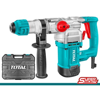 Total สว่านโรตารี่ 26มม. 1050วัตต์ รุ่นTH110266 แถมดอกสว่านโรตารี่ 3อัน + ดอกสกัด 2อัน ( Rotary Hammer )