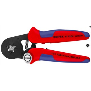 คีมย้ำหางปลา  KNIPEX NO.97 53 04 Self-Adjusting Crimping Pli…