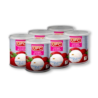 ✨ขายดี✨ ยูเอฟซี ลิ้นจี่ในน้ำเชื่อม 8.25 ออนซ์ x 6 กระป๋อง UFC Lychee in Syrup 8.25 oz. x 6 Cans