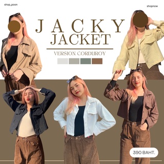 (ส่วนลดดูหน้าร้าน)Jackyjacket versionผ้าลูกฟูก