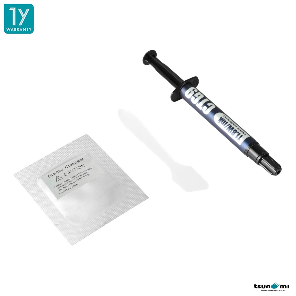 Tsunami ซิลิโคนนำความร้อน สำหรับ CPU/GPU CTG-9 11.8W Thermal Compound