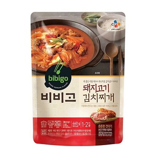 CJบิบิโก พอร์ค กิมจิ สตูว์ 460ก.CJ BIBIGO PORK KIMCHI STEW SOUP 460G.