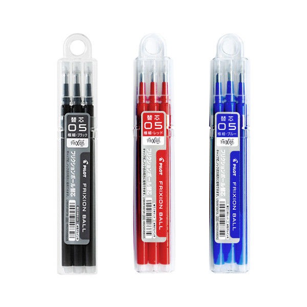 Refill ไส้ปากกา ลบได้ Pilot Frixion Ball Refill 0.4, 0.5 mm