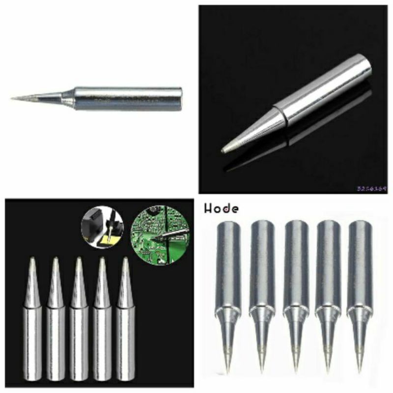 #SolderingBit ปลาย​หัวแร้งบัดกรี​แบบ​ I และ​ B​ สำหรับหัวแร้ง​ 8XX, 9XX เช่นรุ่น​ 936​ 852​ แบบละ 1ห