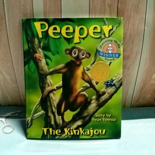 หนังสือปกแข็ง Peeper The Kinkajou มือสอง