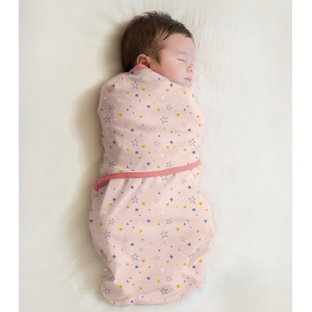 Clevamama Swaddle to Sleep - ถุงนอนทารก ทำจากผ้าคัตต้อน 100% (0-3M) - รูปที่ 2