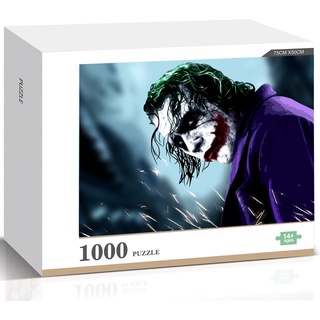 จิ๊กซอว์ไม้ปริศนา The Joker DIY ของเล่นเสริมการเรียนรู้ สําหรับเด็ก และผู้ใหญ่ 1000 ชิ้น