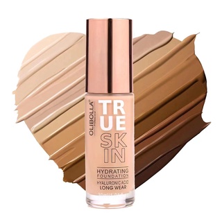 TRUE SKIN รองพื้น สูตรกันน้ำ บางเบา ปกปิดได้ดี ดูเป็นธรรมชาติ รองพื้นเนื้อแมตต์ เรียบเนียนและผิวสวยใส ติดทนนานตลอดวัน