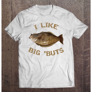 ใหม่ เสื้อยืด ผ้าฝ้าย พิมพ์ลาย I Like Big Buts Halibut Fishing Halibut สไตล์ฮาราจูกุ แฟชั่นสําหรับผู้ชาย 2022S-5XL