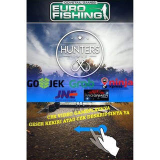 Euro Fishing Hunter Lake CD DVD GAME เกมแล็ปท็อปสําหรับคอมพิวเตอร์