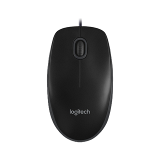 MOUSE (เม้าส์) LOGITECH B100 USB (BLACK) ประกัน 1 ปี *ของแท้ ประกันศูนย์ไทย*