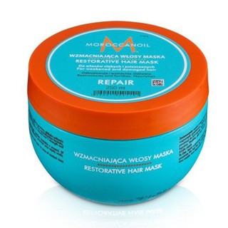 🎒แท้ 100% Moroccanoil Restorative Hair Mask 250ml​ สำหรับผมแห้งเสียมาก มาส์ก โมรอคแคน ออยล์ (สูตร Repair) ใช้ดีมาก หอม