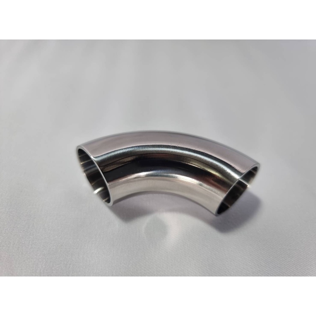 SANITARY  ELBOW 90 WELD END SIZE 101MM SS316L