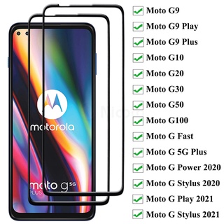 ฟิล์มกระจกนิรภัยกันรอยหน้าจอ สําหรับ Motorola Moto G9 Play Plus G10 G20 G30 G50 G100 Moto G 5G Plus Power Play Stylus