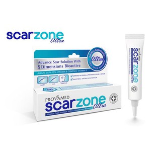 VISTRA Provamed scarzone ultra 10g.โปรวาเมด สการ์โซน ลดรอยแผลเป็น3357