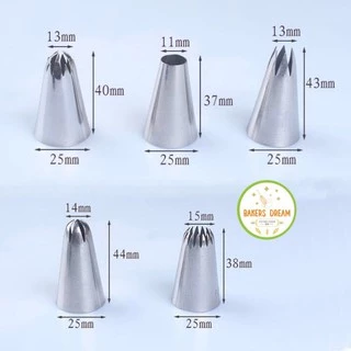 เซทหัวบีบใหญ่ 5 หัว (2D/1M/2A/2F/6B)