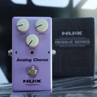 เอฟเฟคกีตาร์ NUX Analog Chorus  โทนเสียงคอรัสยอดฮิตแบบฉบับในตำนานกีต้าร์ยุค 80’s * reissue series stompboxes +ของแท้