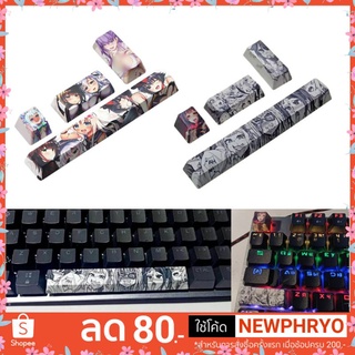 (🎉ถูกมาก🎉) spacebar keycap 4ชิ้น คีย์แคป ตกแต่งคีย์บอร์ด ลายอนิเมะ น่ารัก (ได้รับ7-10วัน)