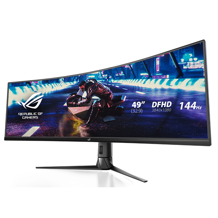 ROG Strix XG49VQ Super Ultra-Wide HDR Gaming Monitor — 49-inch 32:9 (3840 x 1080), 144Hz,, FreeSync™