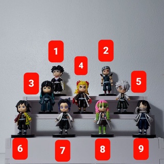 โมเดล ดาบพิฆาตอสูร กลุ่มเสาหลัก 9 ตัว