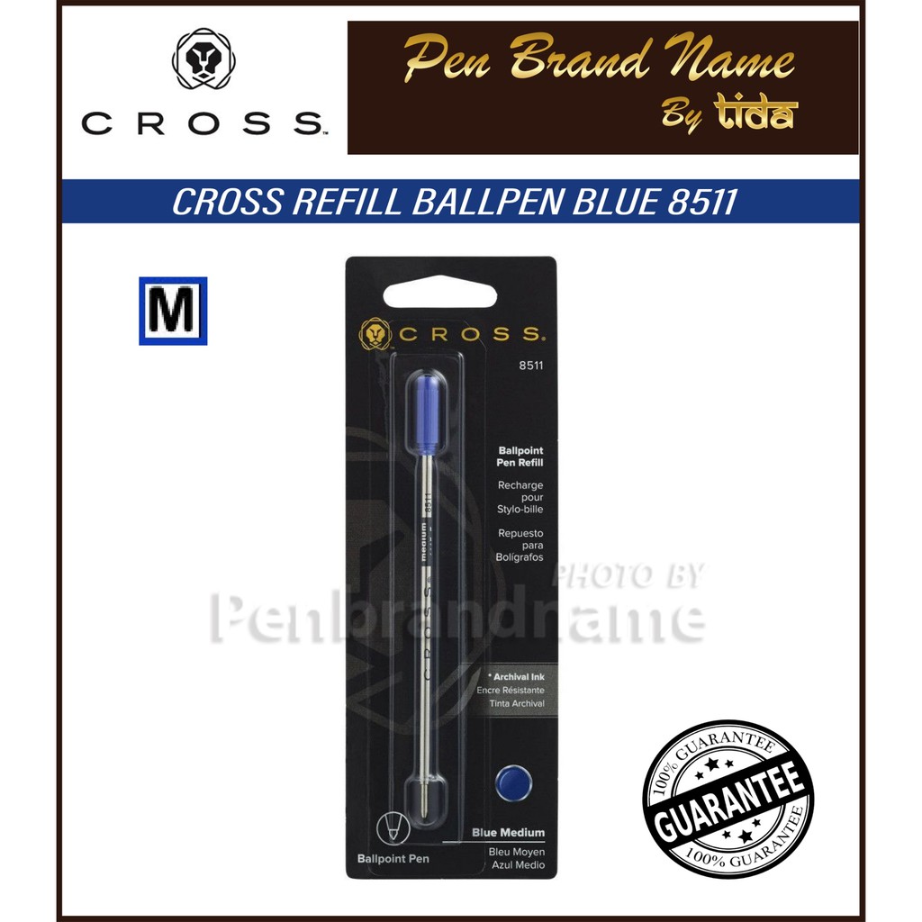 Cross Refill Ball Pen Blue / Black   8511 8512 8513 หมึกลูกลื่น สีน้ำเงิน / สีดำ แท้ห้าง