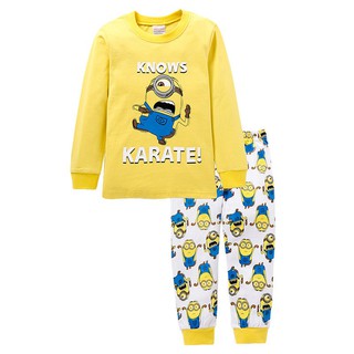 BABYSTORY ชุดนอนลาย Minion สีเหลือง สำหรับเด็ก