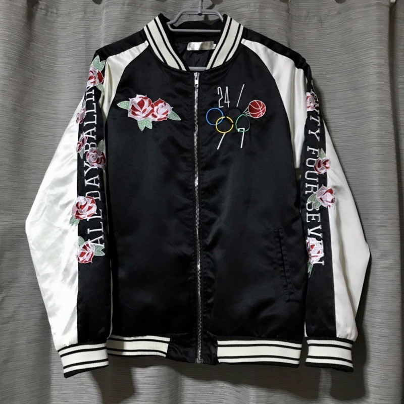 Sukajan Bomber Jacket 24/7 Koreaแท้ (มือ2)