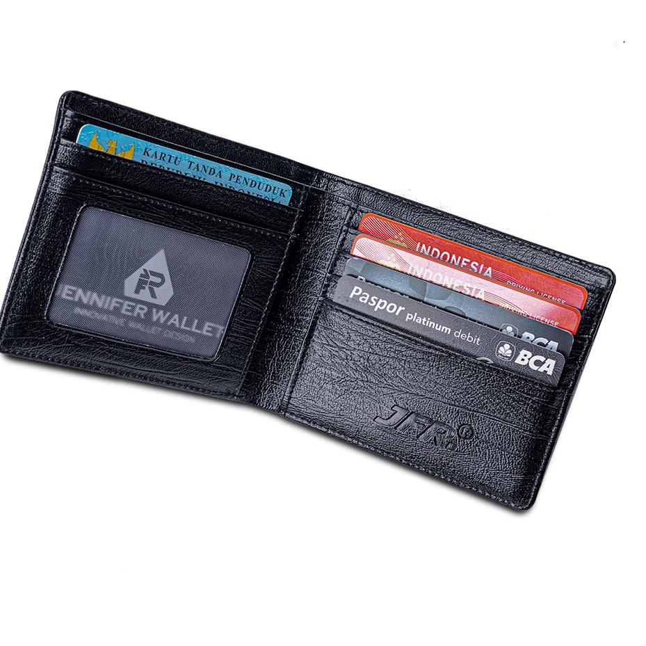 ล่าสุด.. [myDaily.id] JFR Mens Folding Wallet PU Leather Mens Wallet - JP34