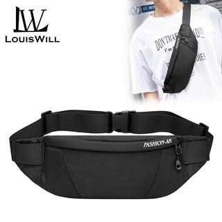 LouisWill Mens Waist Bag Men Waterproof Waist Bag