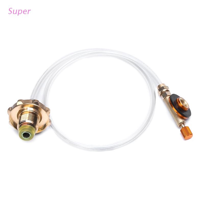 Super Outdoor Camping Propane Refill Adapter Gas Flat Cylinder Tank Coupler Adapter