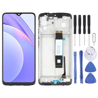 อะไหล่หน้าจอ LCD และดิจิไทเซอร์ พร้อมกรอบ สําหรับ Xiaomi Redmi Note 9 4G Poco M3 Redmi 9 Power M2010J19SC M2010J19CG