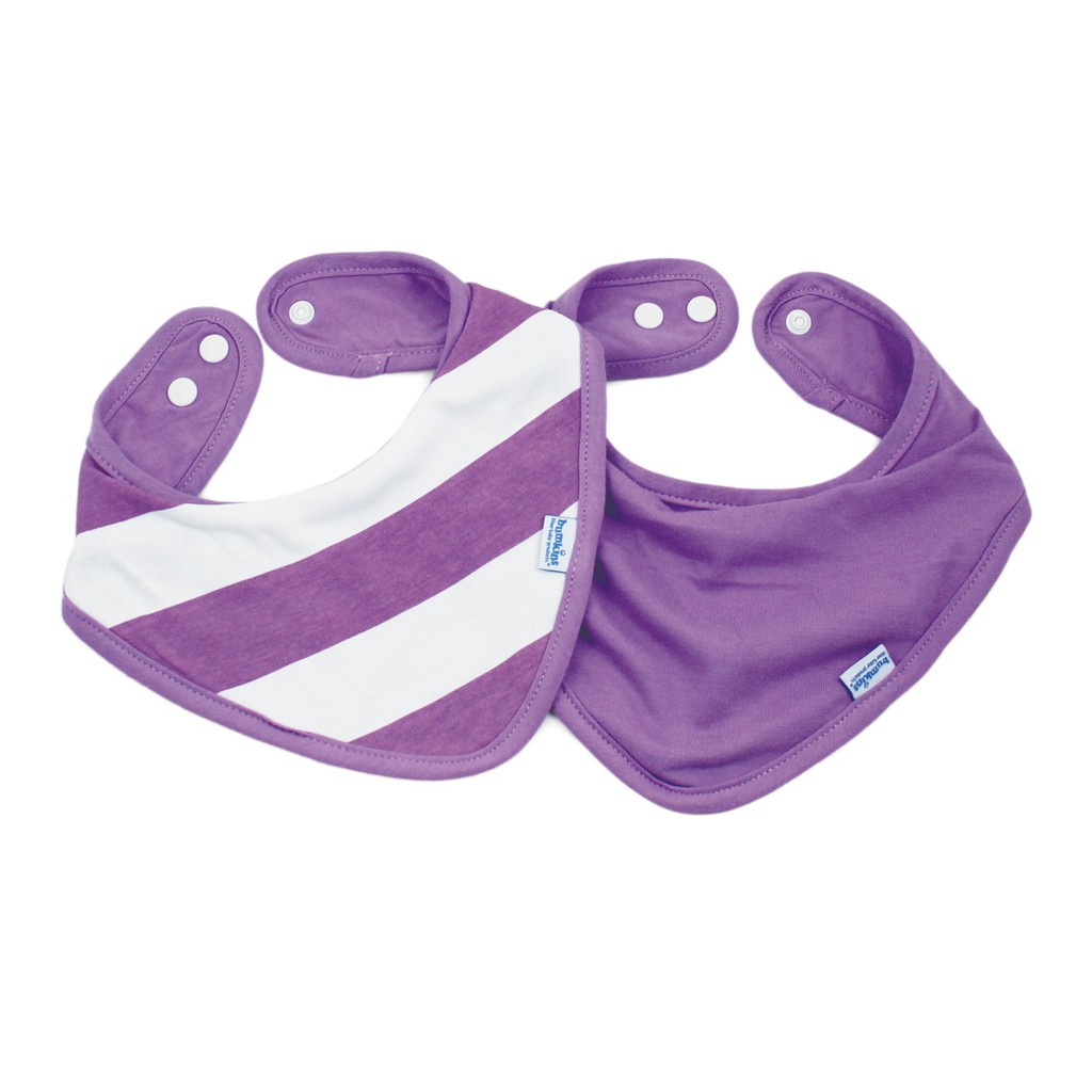 Bumkins ผ้ากันเปื้อน/ผ้าซับน้ำลาย แบบกันน้ำ (2 ชิ้น) BSP2-712