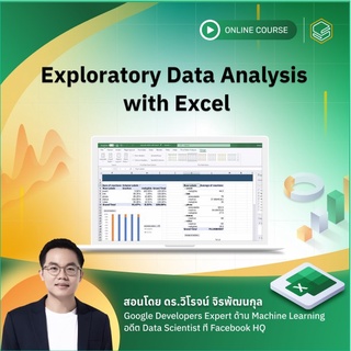 คอร์สออนไลน์ Exploratory Data Analysis with Excel - Skooldio