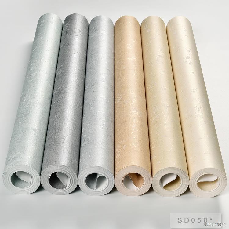 ℗Nonselfadhesive พิเศษ สีพื้นธรรมดา ห้องนั่งเล่น ห้องนอน วอลล์เปเปอร์