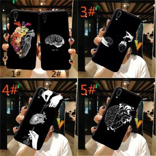 อวัยวะทางการแพทย์ของมนุษย์ เคสนิ่ม เนื้อซิลิโคน VIVO Y53 Y55 Y81 Y85 V5 V7 V11 V15 Pro Case