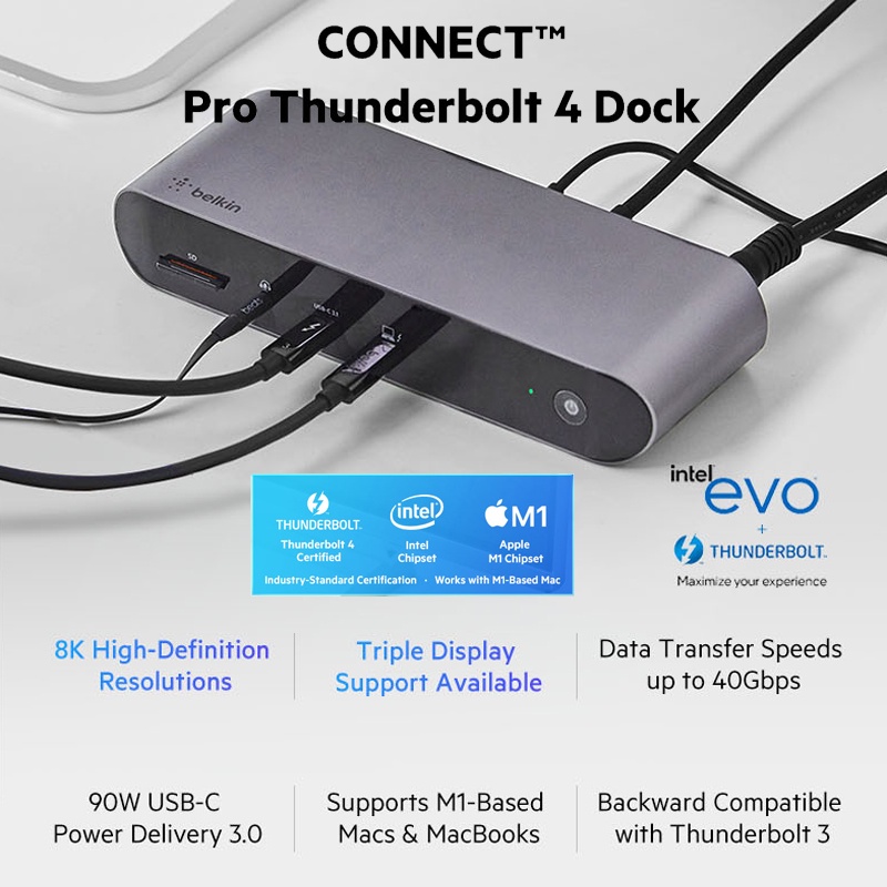 格安 Belkin CONNECT Pro Thunderbolt 4 Dock tyroleadership.com