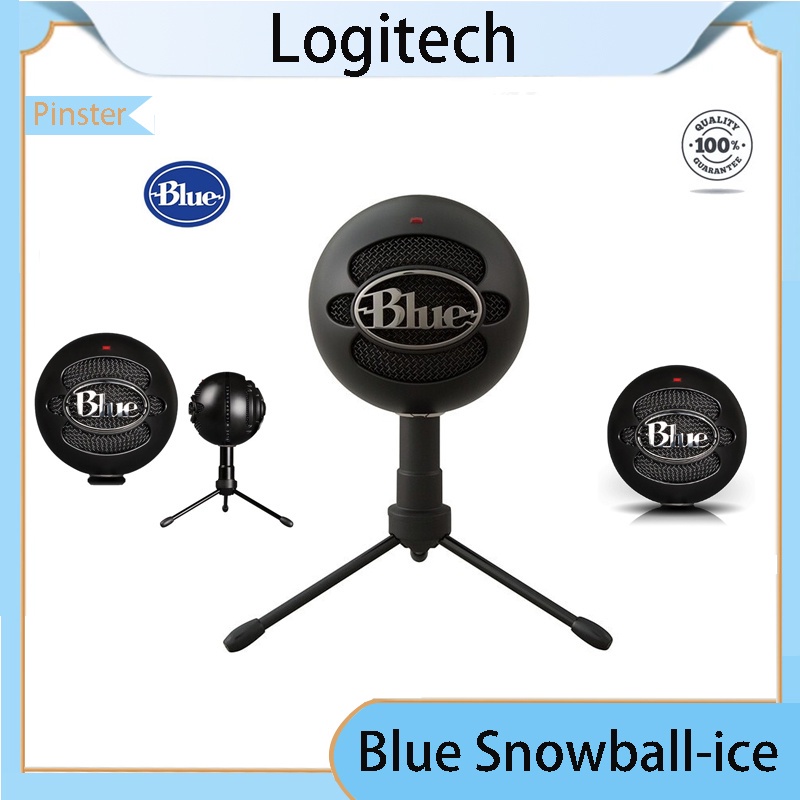 Logitech Blue Snowball-ice condenser microphone Snowball microphone USB in-line noise reduction micr