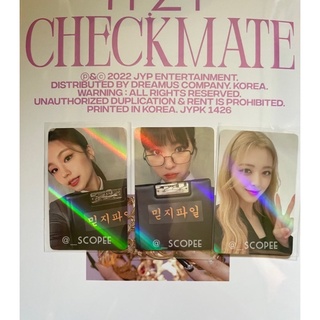 พร้อมส่ง การ์ดเว็บ อัลบั้ม CHECKMAT - ITZY