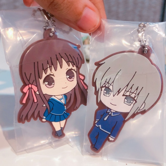 พวงกุญแจ แสตรป เสน่ห์สาวข้าวปั้น fruits basket  fruit basket