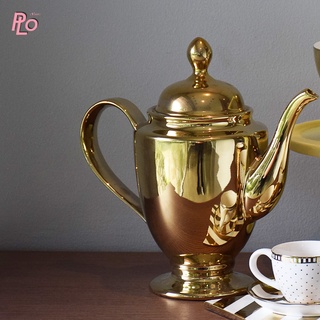 Philos(ฟิโลส) Miss etoile Teapot Gold Ceramic | กาน้ำชาเซรามิค สำหรับใส่น้ำชาและเครื่องดื่ม