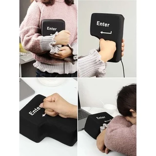 ⌨️⬅️👍 ของขวัญชาวออฟฟิศ ปุ่ม Enter ใหญ่ สำหรับต่อคอม โน็ตบุ๊ค ระบายความเครียด USB Big Enter Key 👍⬅️⌨️